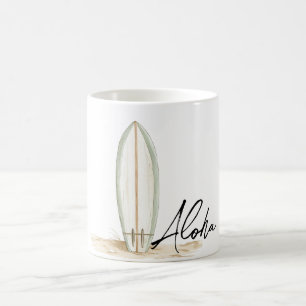 Taza De Café Junta Tropical de Surf Aloha