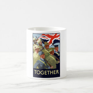 Taza De Café Junto -- Imperio británico WW2