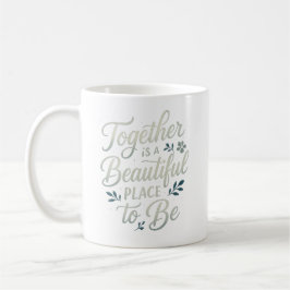 Taza De Café Juntos es una cita hermosa para ser Boda