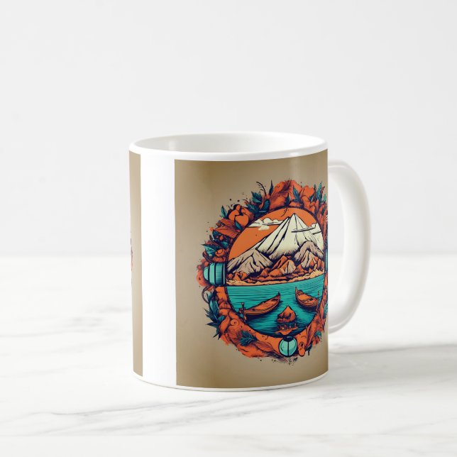 Taza De Café Juntos exploramos (Anverso derecho)