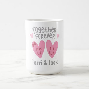 Taza De Café Juntos por siempre Mug Personalizada