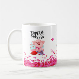 Taza De Café Juntos por siempre Valentines