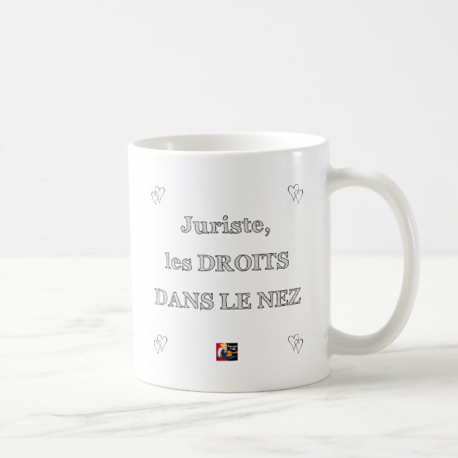 Taza De Café Jurista, los DERECHOS EN la NARIZ - Juegos de (Derecha)