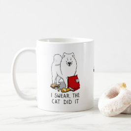 Taza De Café Juro que el gato lo hizo sonreír a un perro jodida