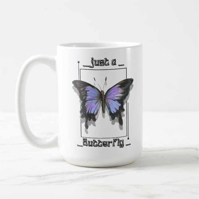 Taza De Café  just a Butterfly  (Izquierda)