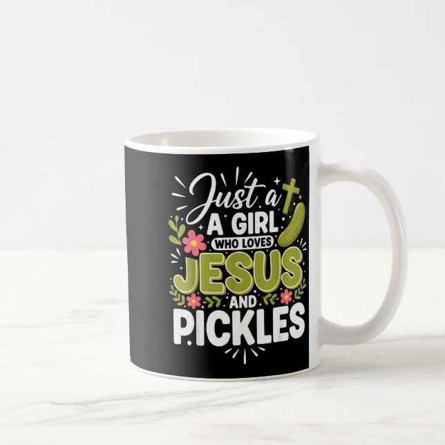 Taza De Café Just A Girl Who Loves Jesus And Ckles  (Derecha)