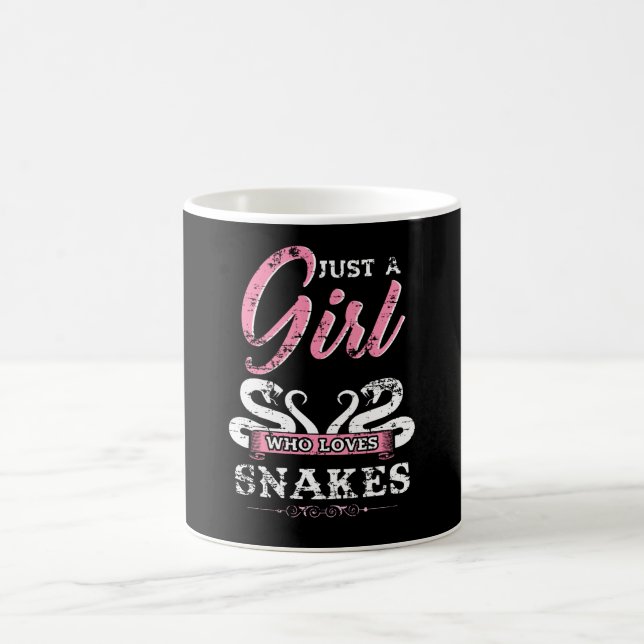 Taza De Café Just A Girl Who Loves Snakes Gift (Centro)