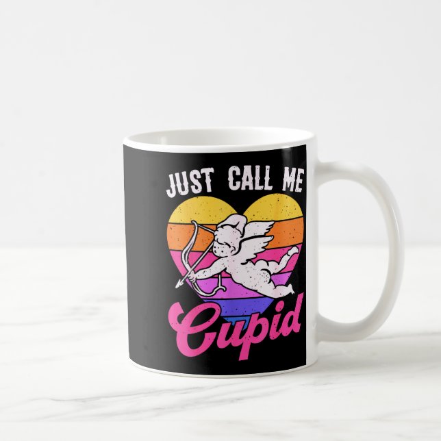 Taza De Café Just Call Me Cud Valentine Cute Arrow Heart Couple (Derecha)