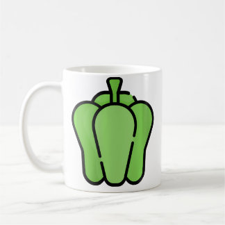 Taza De Café Just Really Like Bell Peppers Green Pepper