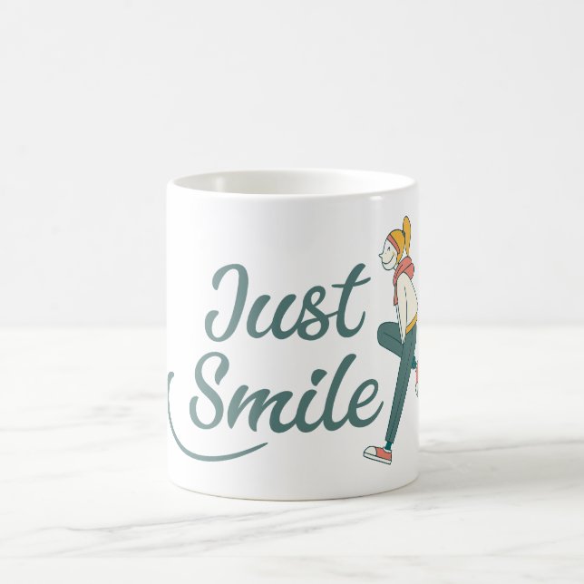 Taza De Café Just Smile (Centro)