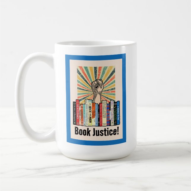 Taza De Café ¡Justicia del libro! (Izquierda)