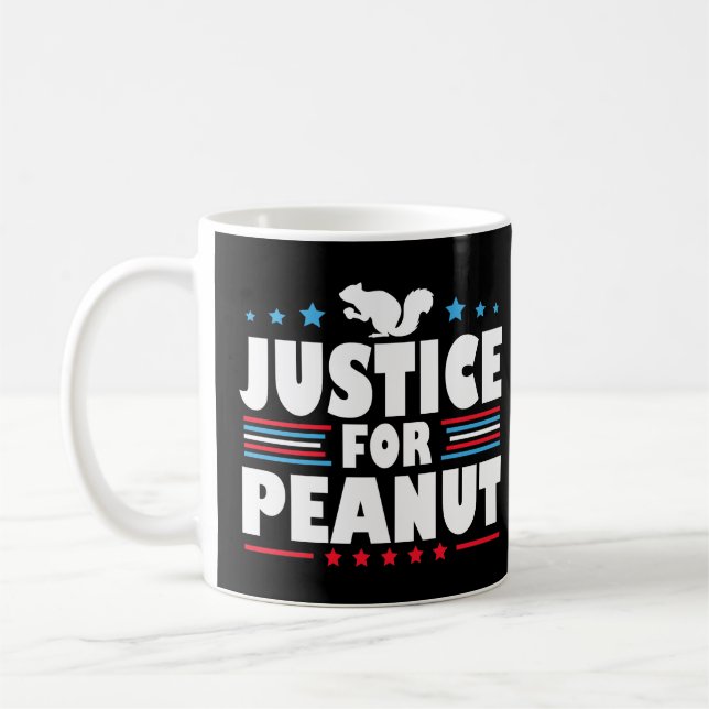 Taza De Café Justicia Para El Cacahuete (Izquierda)