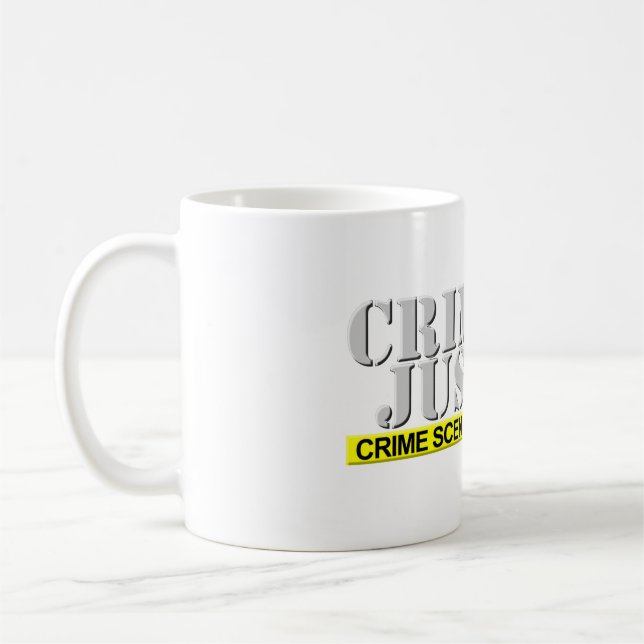 Taza De Café Justicia penal (Personalizable) (Izquierda)