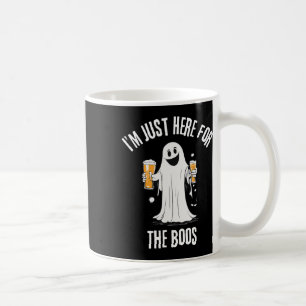 Taza De Café Justo Aquí Para El Famoso Fantasma Halloween