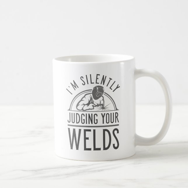 Taza De Café Juzgando sus tejidos (Derecha)