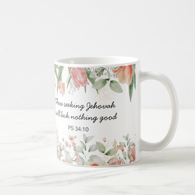 Taza De Café JW 2022 Año Regalo de texto Café Mug (Derecha)