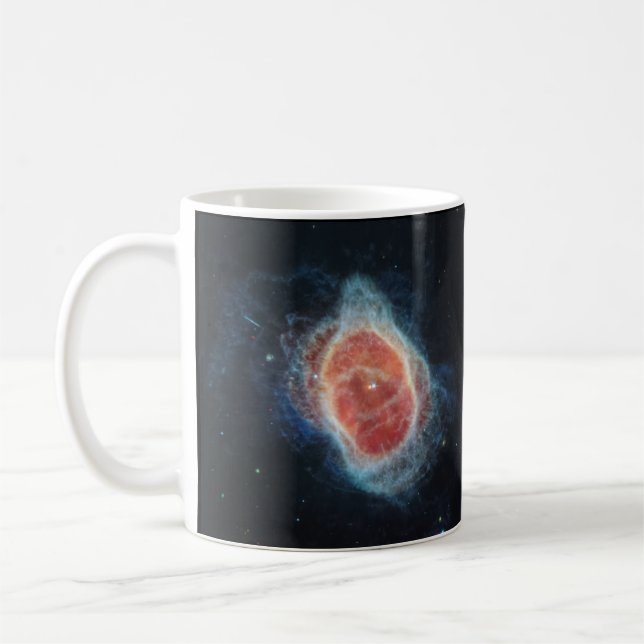 Taza De Café JWST James Webb Telescope Southern Ring Nebula (Izquierda)