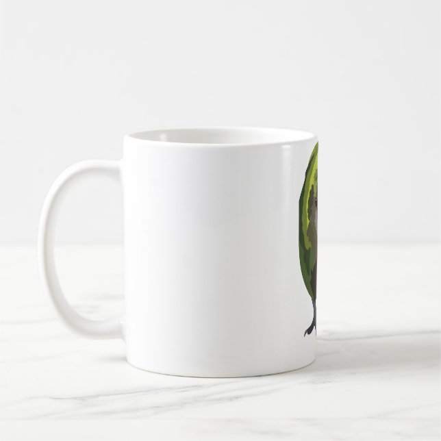 Taza De Café K es para Kakapo (Izquierda)