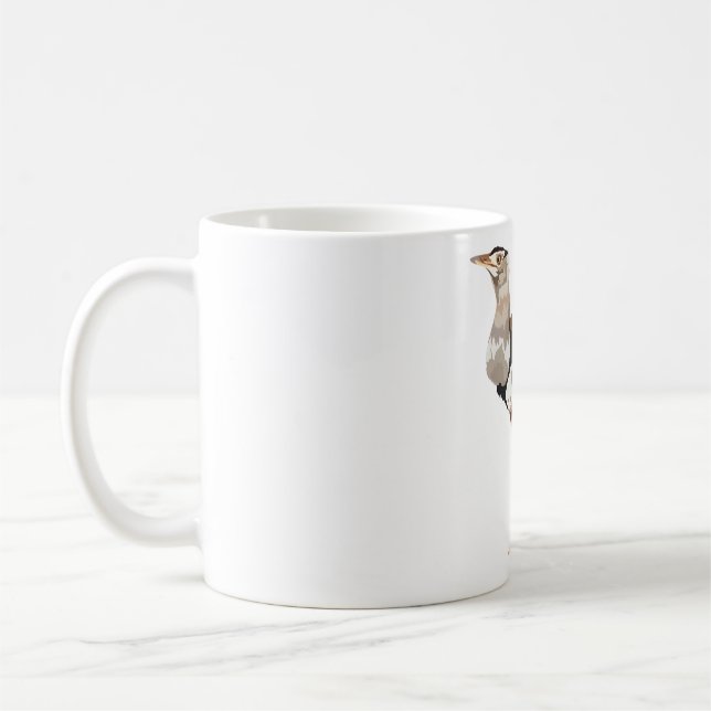 Taza De Café K es para Kori Bustard (Izquierda)