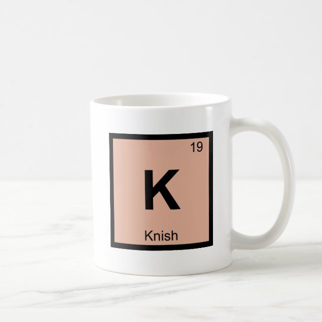 Taza De Café K - Símbolo de tabla periódica de química keniana (Derecha)
