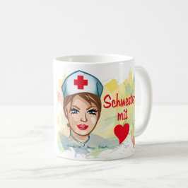 Taza De Café Kaffeetasse - Schwester mit Herz
