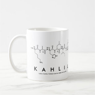 Taza De Café Kahlil peptide nombre mug