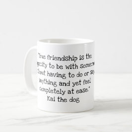 Taza De Café Kai la cita del perro #4 Mug