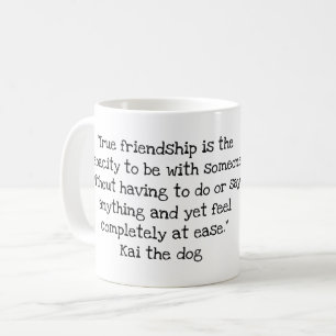 Taza De Café Kai la cita del perro #4 Mug