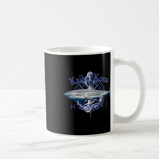 Taza De Café Kailua Kona Hawaii Nautical Sailing Boating  (Derecha)