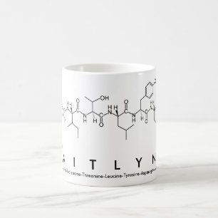 Taza De Café Kaitlynn peptide nombre mug
