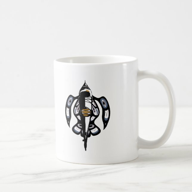 Taza De Café Kajak FH de Salish (Derecha)