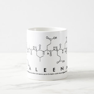 Taza De Café Kaleena peptide nombre mug