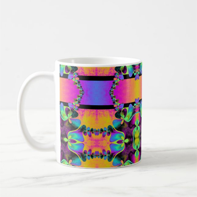 Taza De Café Kaleidoscope Mosaic V + tus ideas (Izquierda)