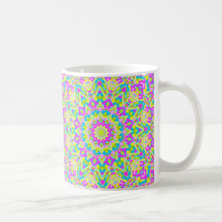 Taza De Café Kaleidoscopio colorido 07