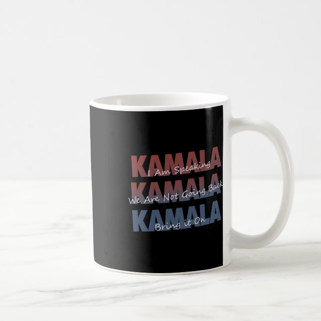 Taza De Café Kamala Con Citas Kalama Harris (Derecha)
