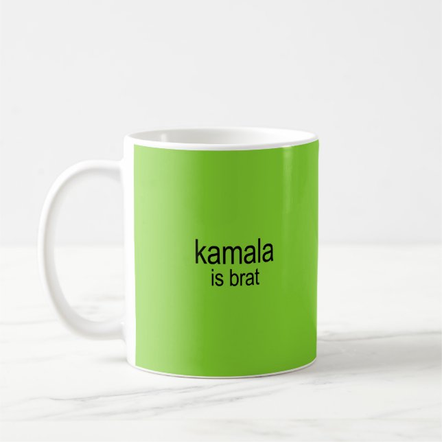 Taza De Café Kamala es Brat (Izquierda)