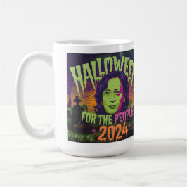 Taza De Café Kamala Halloween Mug: Nuevo modelo festivo