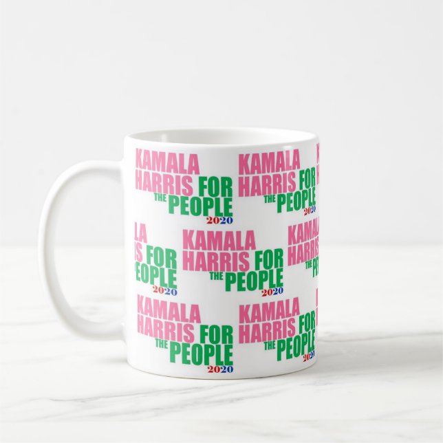 Taza De Café Kamala Harris 2020 AKA para la teja de la gente (Izquierda)
