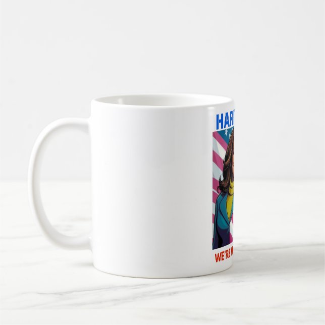 TAZA DE CAFÉ KAMALA HARRIS 2024 NO VAMOS A VOLVER (Izquierda)