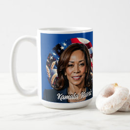 Taza De Café Kamala Harris 2024 Stars and Stripes
