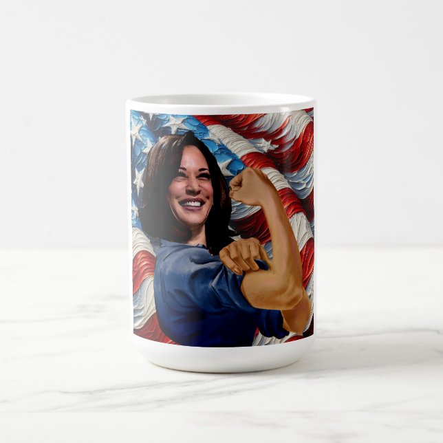 Taza De Café Kamala Harris como Rosie (Centro)