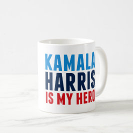 Taza De Café Kamala Harris es mi héroe
