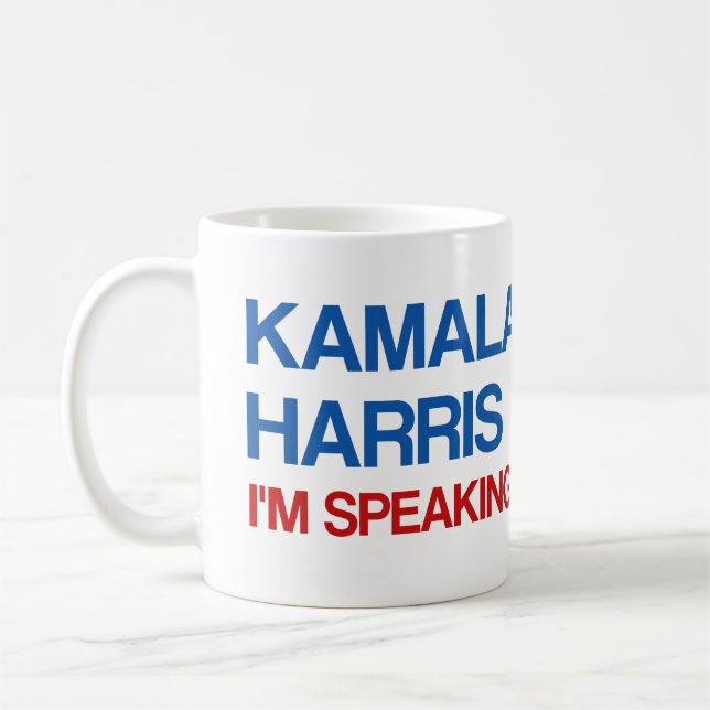 Taza De Café ¡Kamala Harris estoy hablando! (Izquierda)
