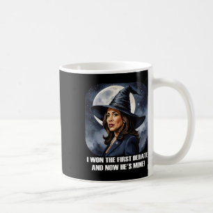 Taza De Café Kamala Harris Funny Debate Elecciones 2024 Bruja g