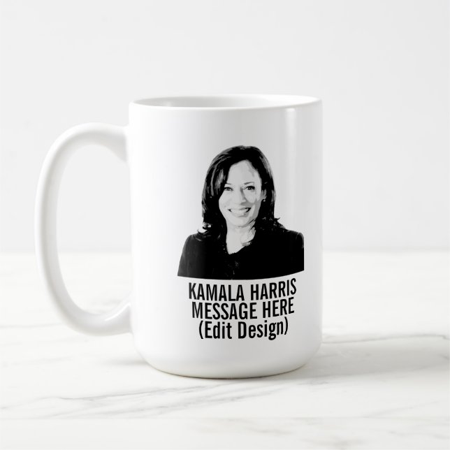 Taza De Café Kamala Harris personalizado (Izquierda)