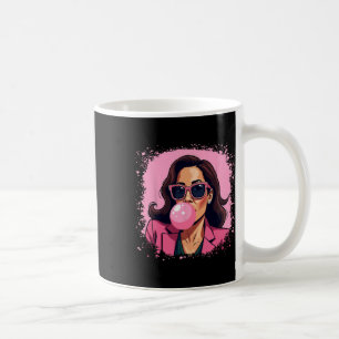 Taza De Café Kamala Harris Pink Bubble Gum