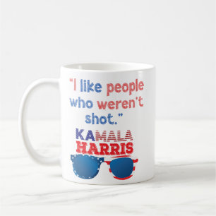 Taza De Café Kamala Harris por el divertido antitrump de la pre