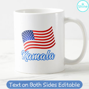 Taza De Café Kamala Harris por el guión elegante del presidente