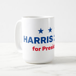 Taza De Café Kamala Harris Por El Presidente 2024
