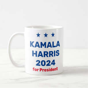 Taza De Café Kamala Harris Por El Presidente 2024